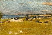 johan krouthen gotlansk strand, oil on canvas